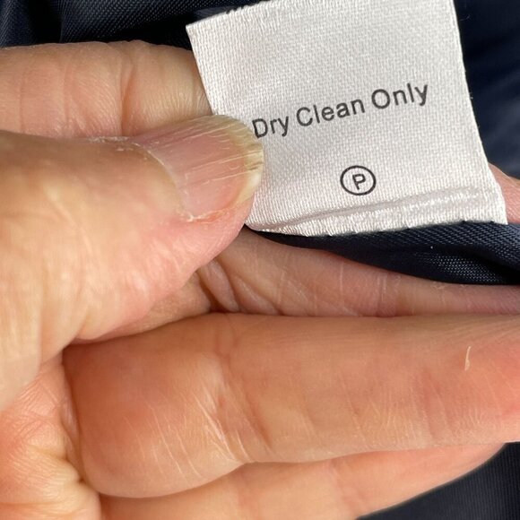 Tuckernuck Hawthorne Blazer Navy Blue Longline Single Breasted Two Button Small - Picture 15 of 15